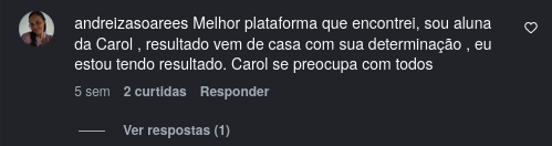 Depoimento de aluna CS Fitness 2