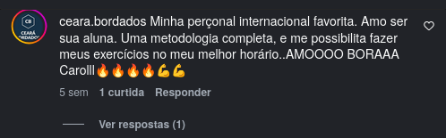 Depoimento de aluna CS Fitness 4